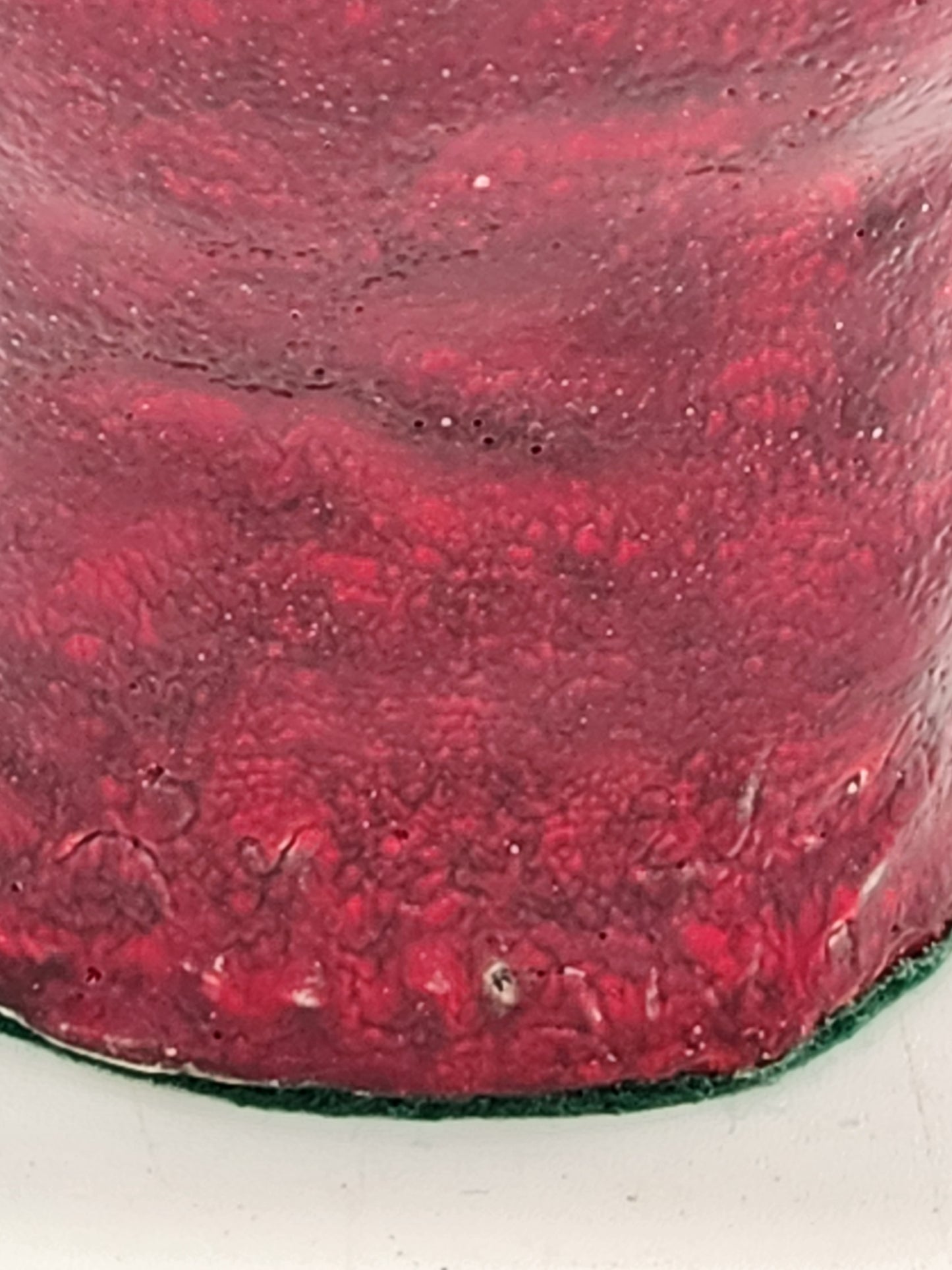 One-of-a-Kind Devil Face Jug Ceramic Sculpture Folk Art Pottery Red Glazed - Horns - Southern Style