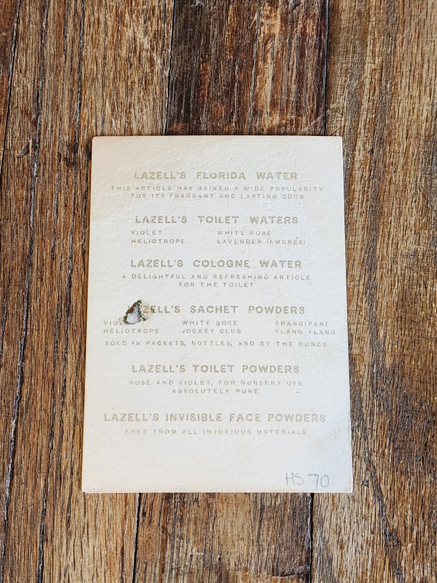 Victorian Lazell’s Perfumes Advertising Booklet c1890 – Florida Water, Rose, Botanical