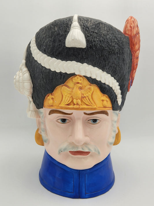 Rare Royal Orleans Imperial Planter Collection Napoleons Grenadier 13" head vase Japan