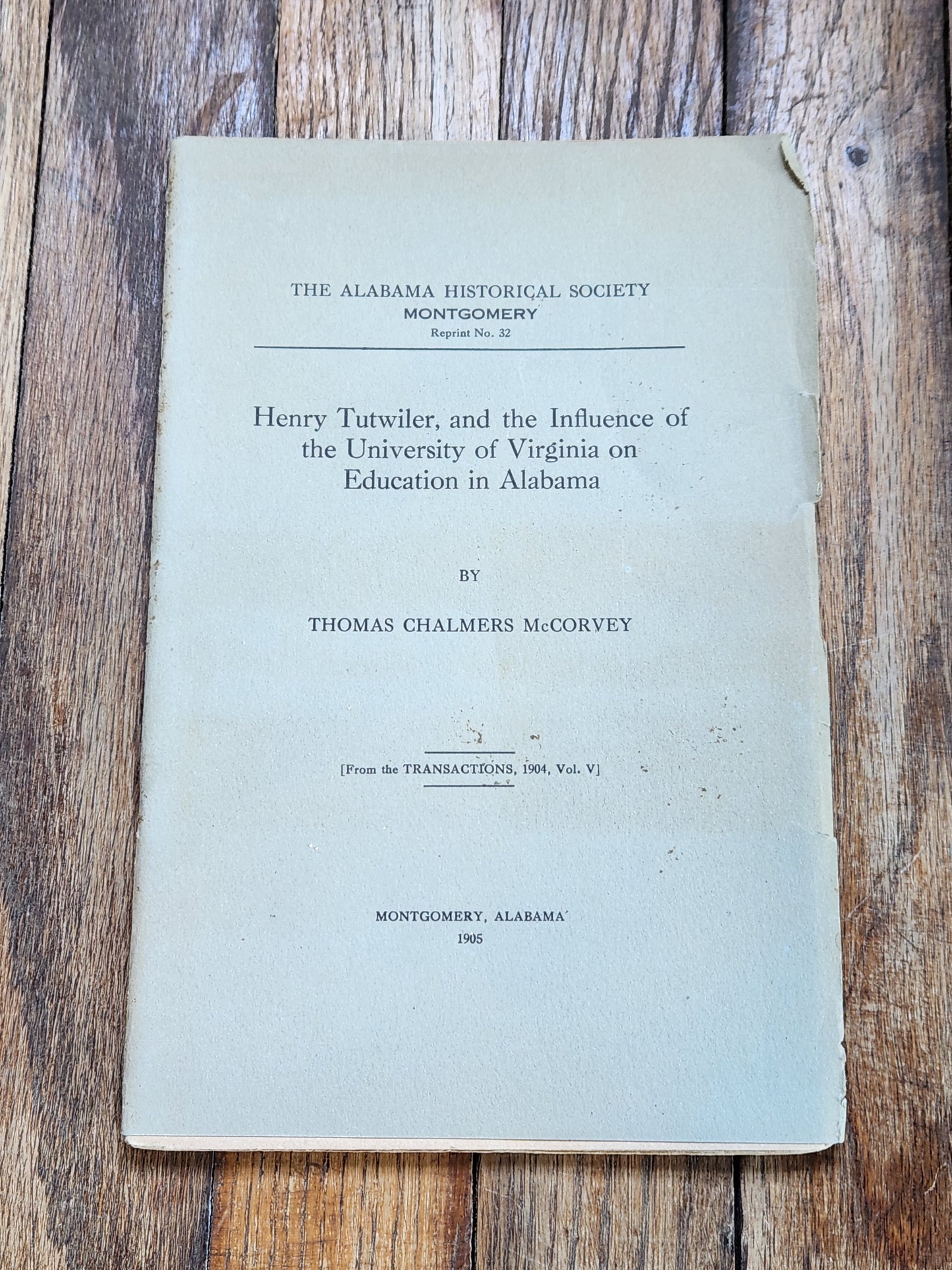 1910 Handbook of the Alabama Conference Historical Society Methodist Episcopal Church South – Thomas M. Owen Montgomery AL