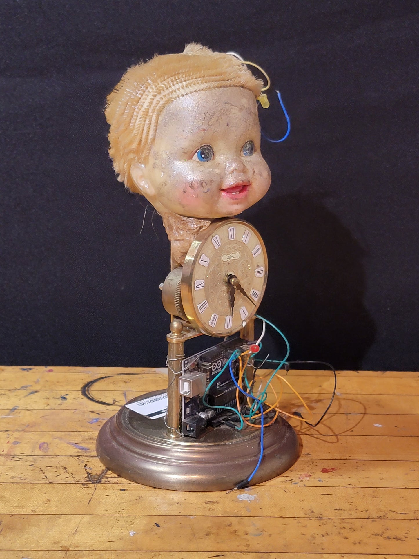 Wired Doll Assemblage Art