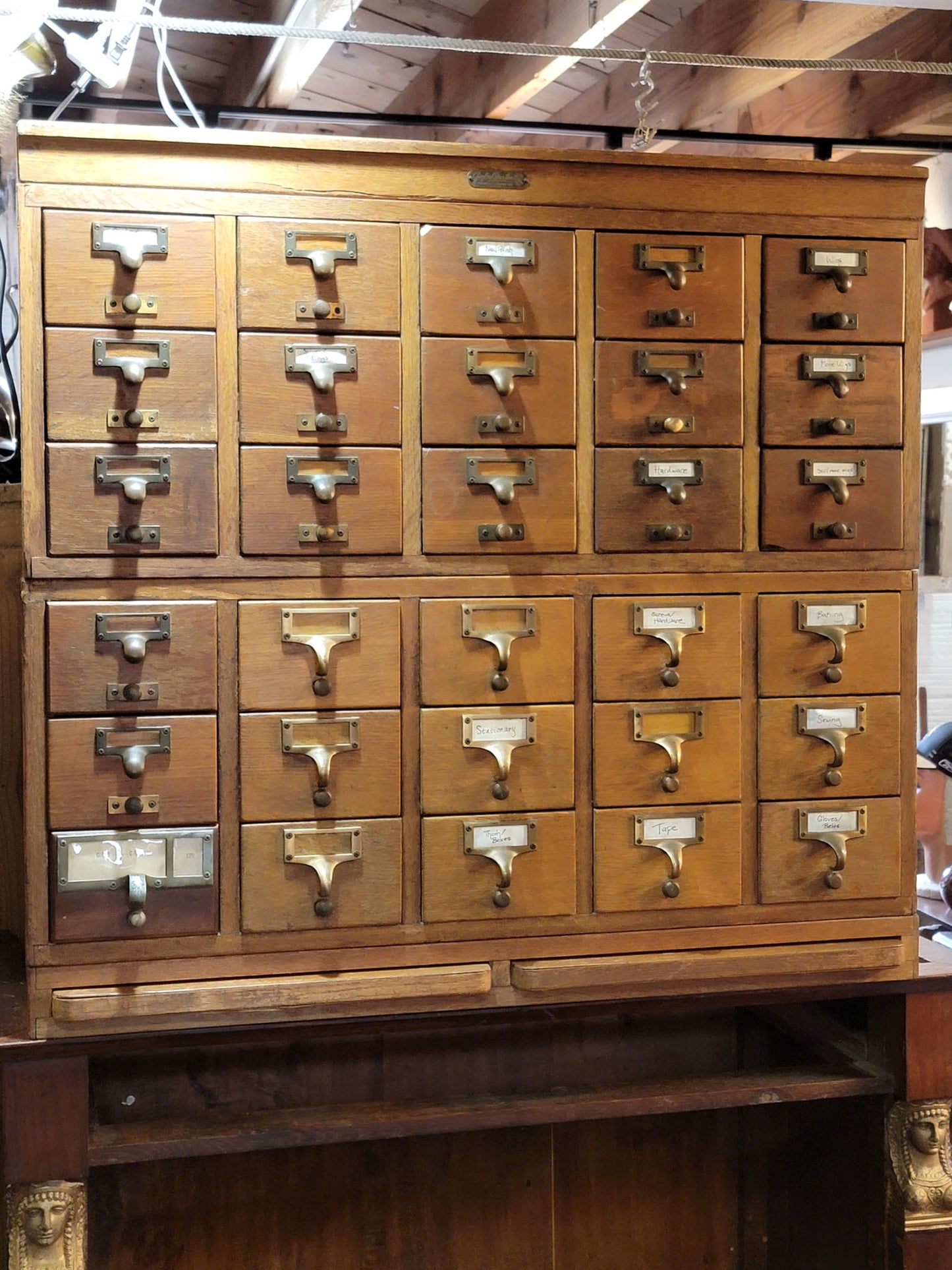 Vintage Library Card Catalog