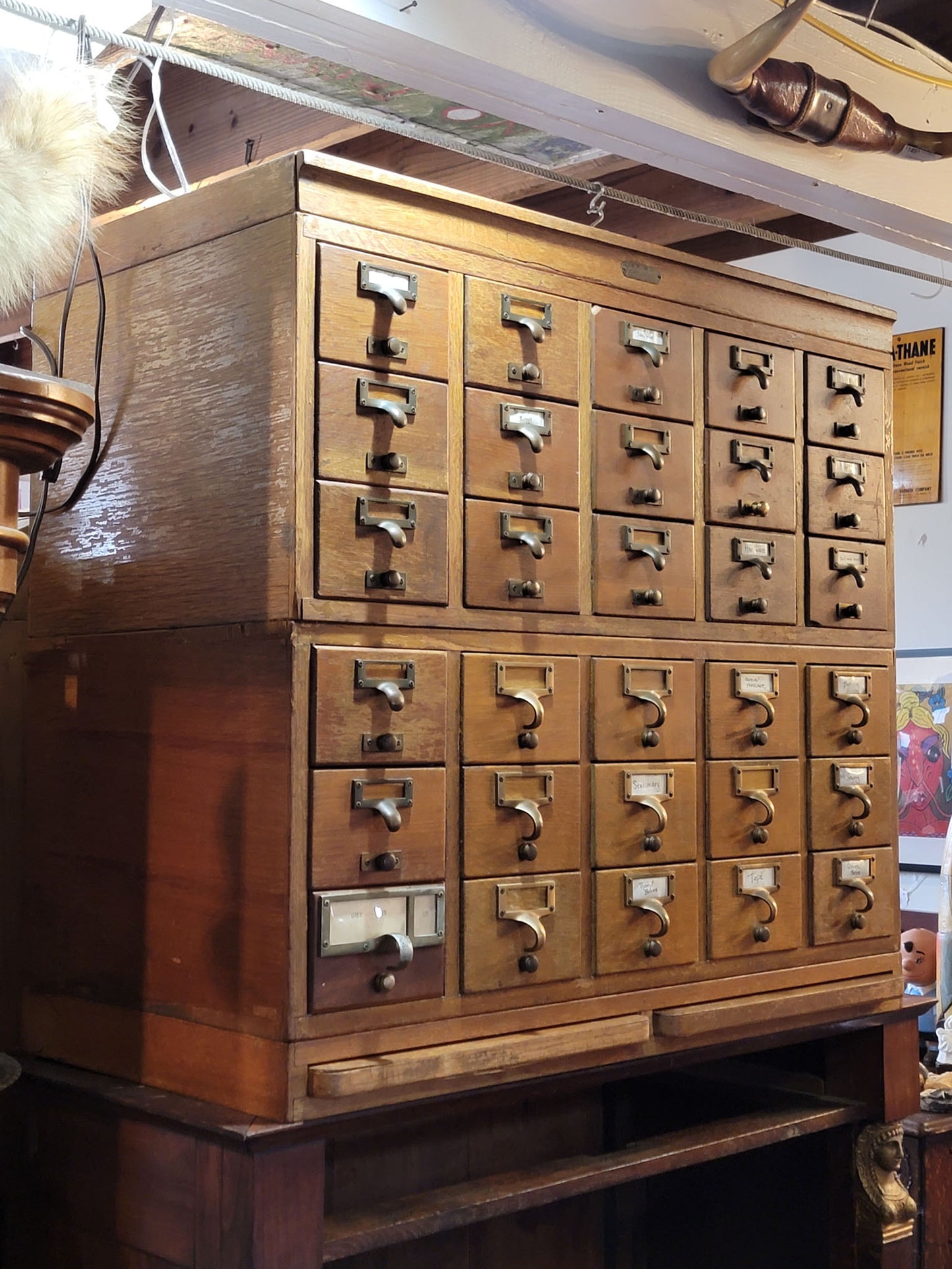 Vintage Library Card Catalog