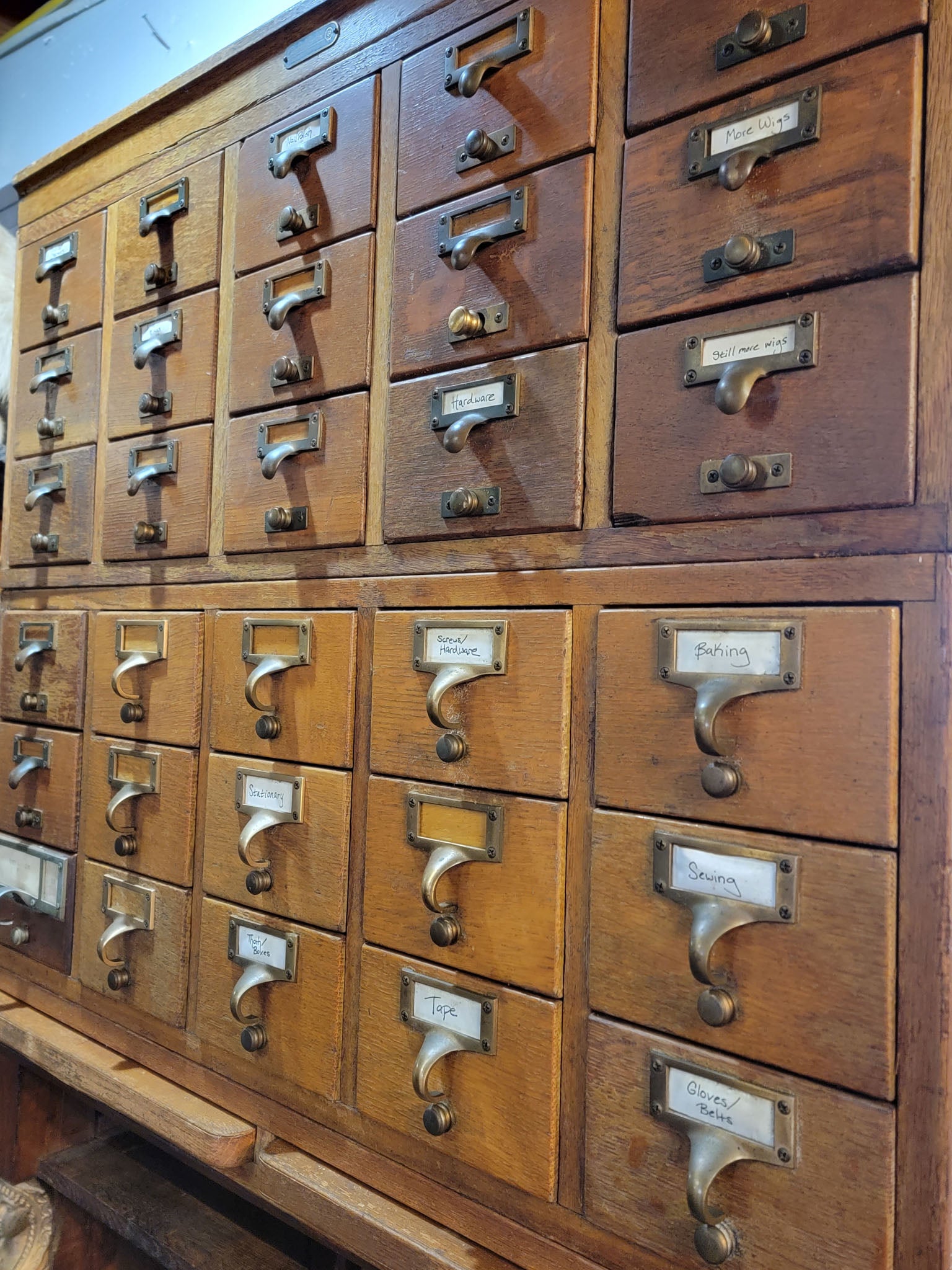 Vintage Library Card Catalog The Hidden South