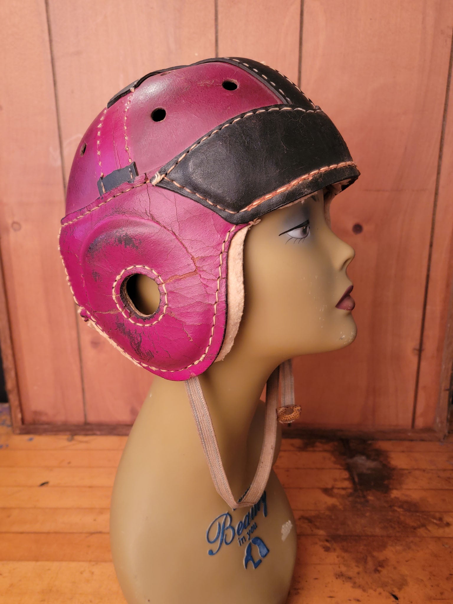 Hutch Leather Football Helmet – The Hidden South
