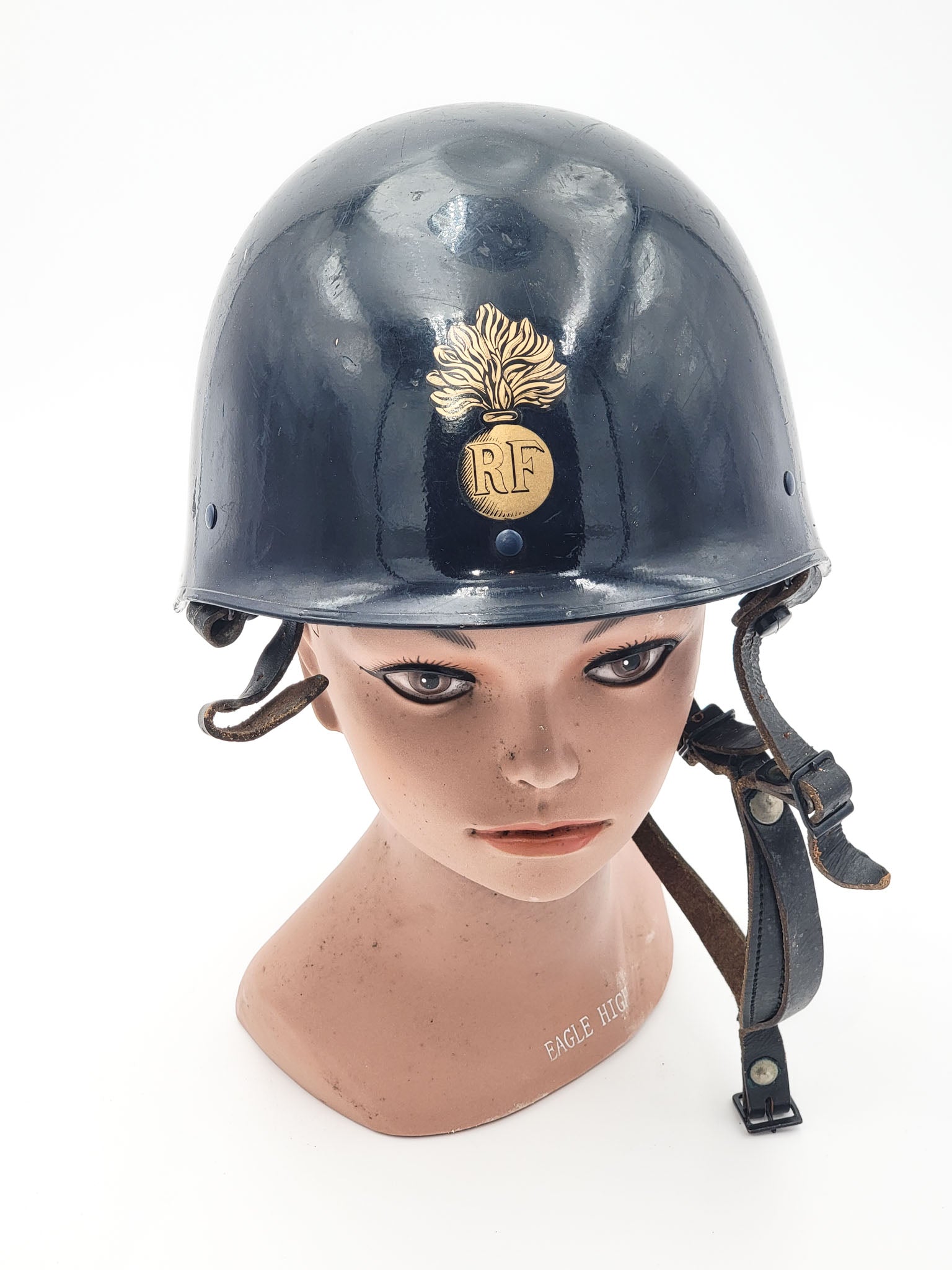 French Military Surplus Gendarmerie Nationale Helmet with Liner Used