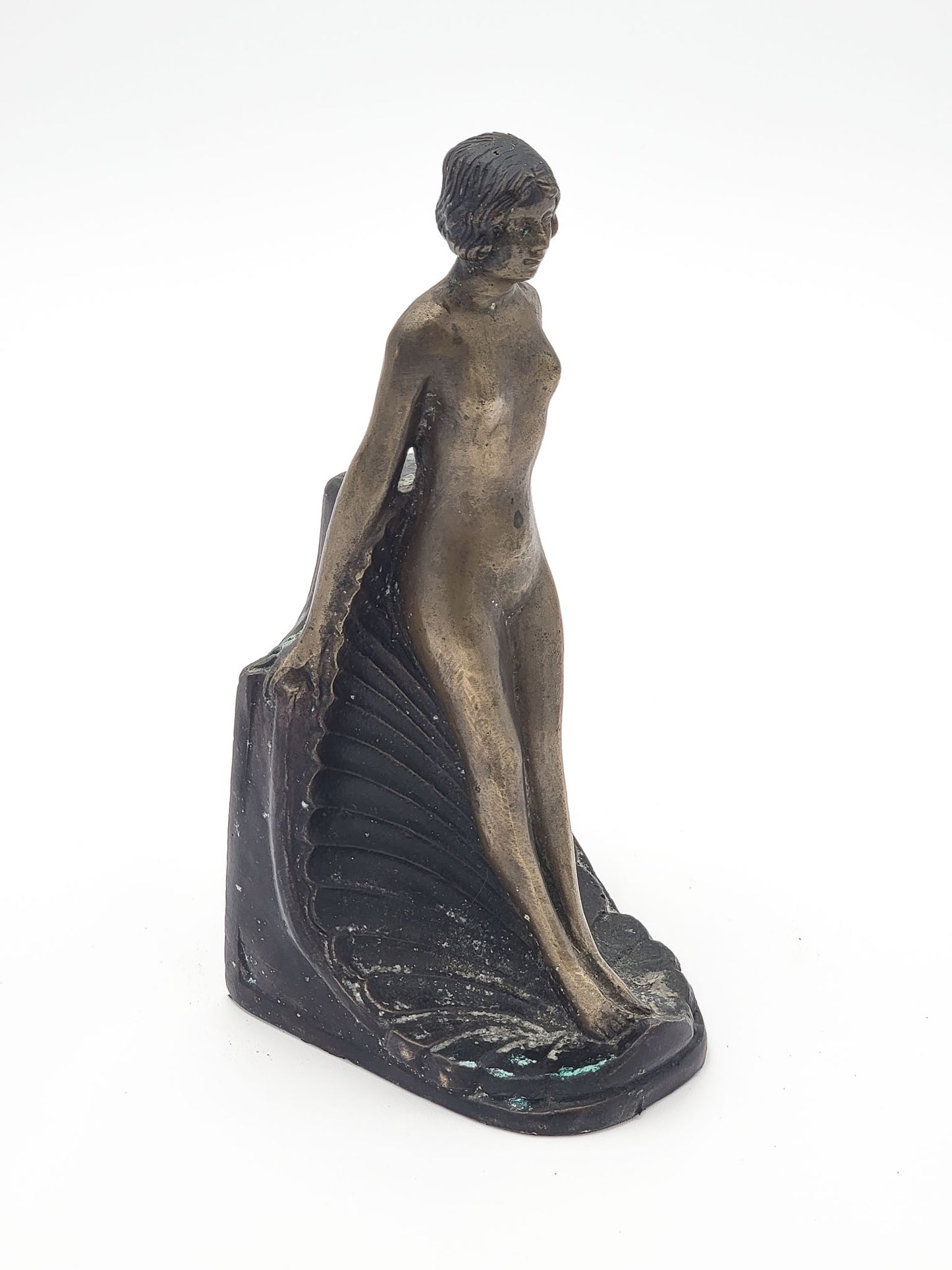 Bronze Nude Art Deco Bookend
