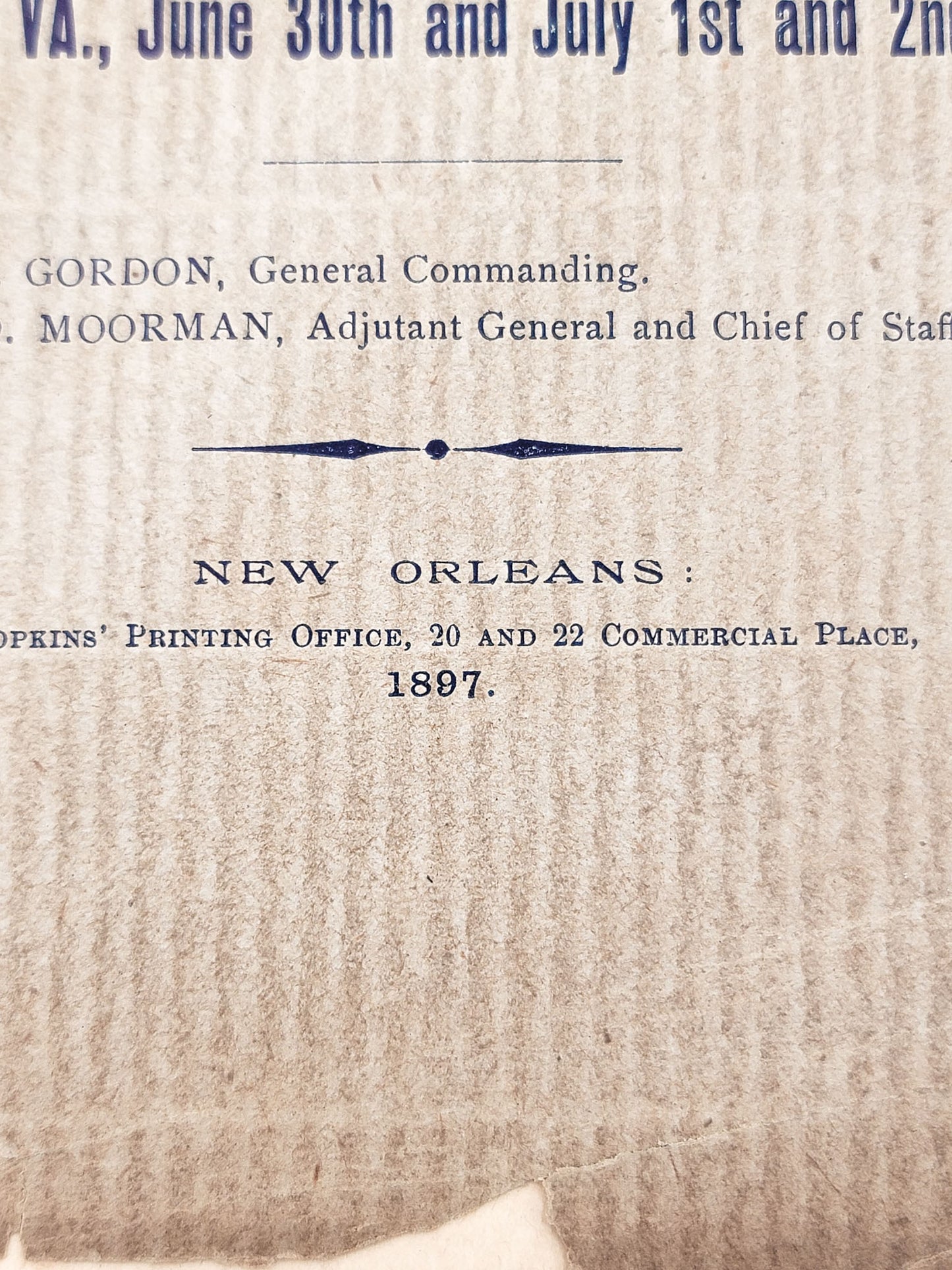 United Confederate Veteran Report 1896 - Printed in New Orleans